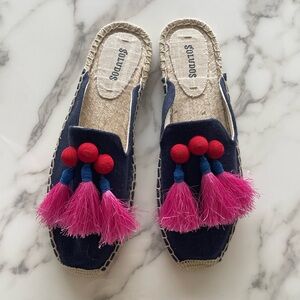 Soludos tassel slides